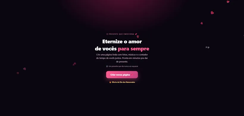 Eternize página de casal