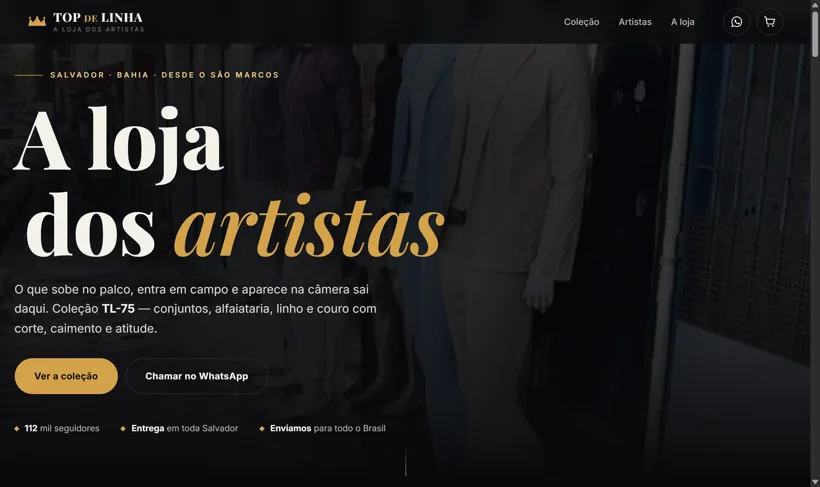 Loja TOP DE LINHA